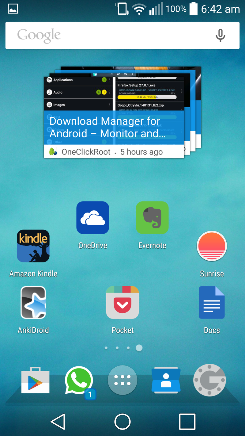 Illustration for article titled Simplistic Home Screen (My first ever!)